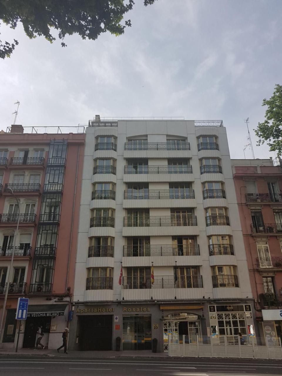 Aparto-Hotel Rosales Madrid Kültér fotó